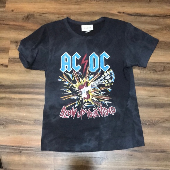 Gucci | Tops | Gucci Acdc Tshirt | Poshmark